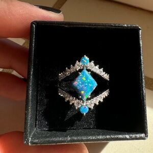 Bomb Party 2024 October fire opal ring size 9